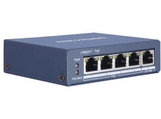 HIKVISION DS-3E0505P-E 4 Port Gigabit Unmanaged POE Switch