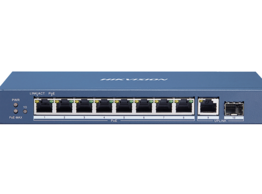 HIKVISION DS-3E0510P-E/M 8 Port Gigabit Unmanaged POE Switch