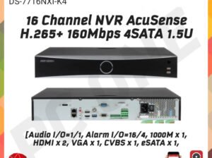 HIKVISION DS-7716NXI-K4 16-ch 1.5U K Series AcuSense 4K NVR