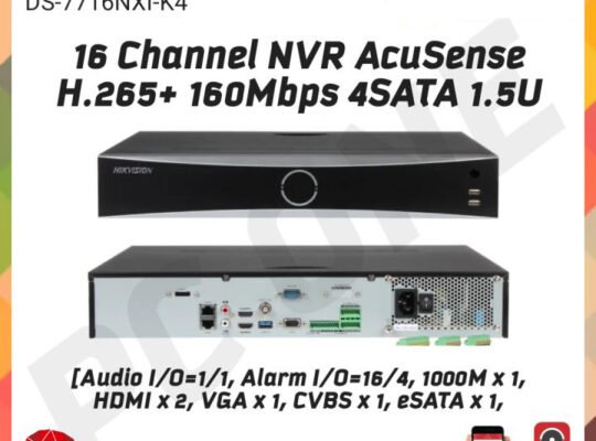 HIKVISION DS-7716NXI-K4 16-ch 1.5U K Series AcuSense 4K NVR