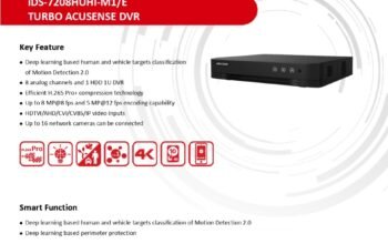 HIKVISION iDS-7208HUHI-M1/E(C) 8-ch 5MP 1U H.265 AcuSense DVR