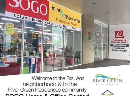 12k per mo. For Sale/ For Rent Condo Studio in Rivergreen Residences near Makati Circuit, CBD Makat