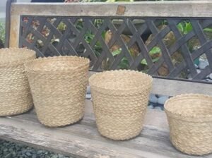 FOR SALE❗❗❗ BASKET PLANTERS SET OF 4 = 500 SET OF 3 = 600