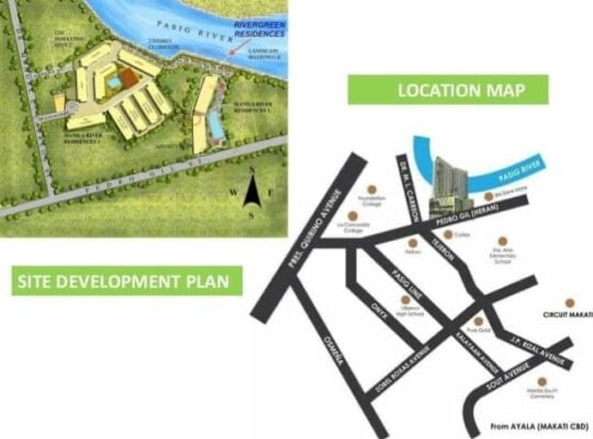 Rent To Own Condo Rush Sale In Rivergreen Resideneces near Makati Circuit PedroGil Taft Robinsons