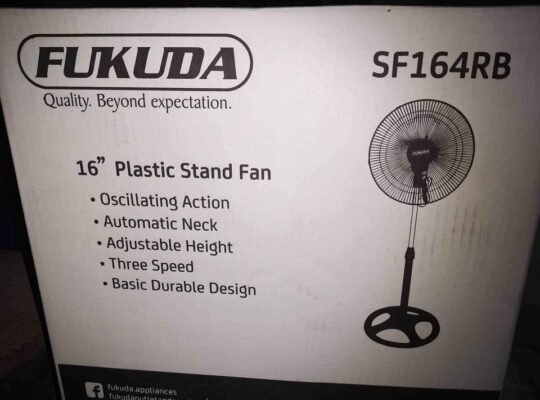 FOR SALE! FUKUDA 16″ PLASTIC STAND FAN!