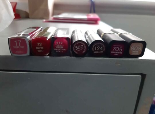 Lipsticks/ Mascara/Lashes/Eyeliner