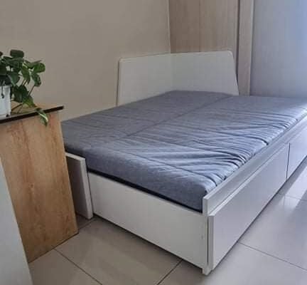 1 bedroom furnished with balcony