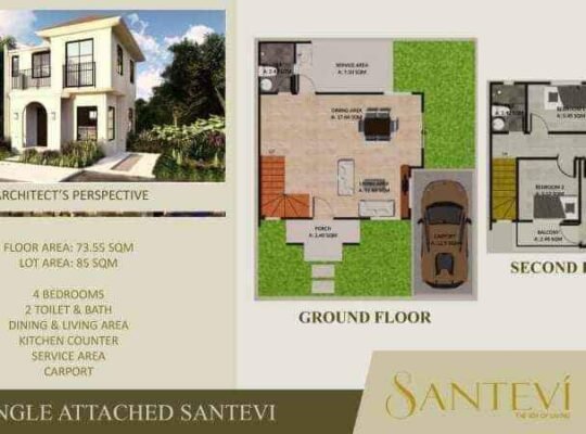 4 Bedroom Complete Turnover Single Attach House and lot in San Pablo Laguna