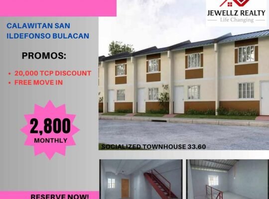 Murang pabahay sa Bulacan ₱3,000