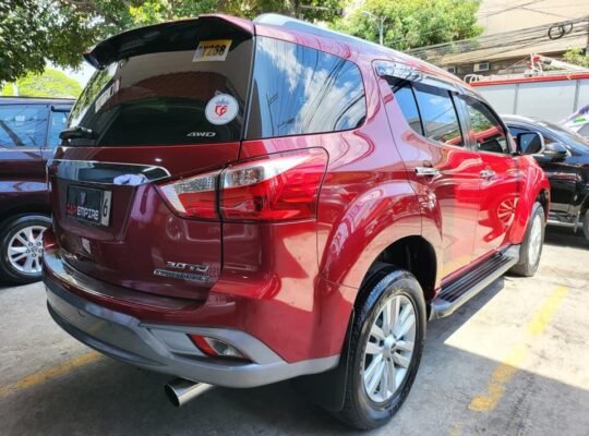 2018 Isuzu mu-x 2019 acquired 3.0 blue power 4×4 automatic
