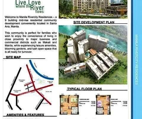 2 Bedrooms Affordable Brand new Condo for Sale in Manila near Makati CBD