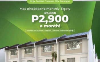 PROMO: Low Downpayment and Half Reservation