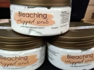 Bleaching whipped scrub