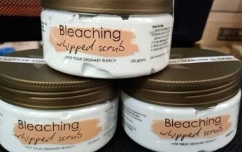 Bleaching whipped scrub