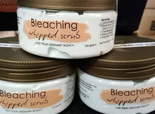 Bleaching whipped scrub