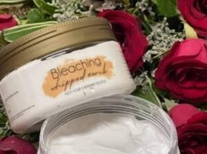 Bleaching whipped cream