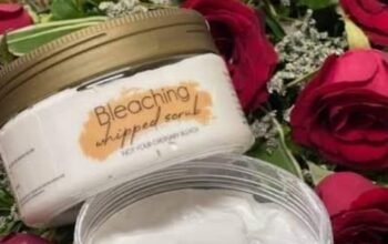 Bleaching whipped cream