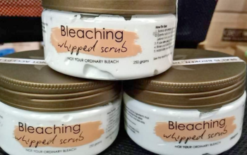 Bleaching whipped scrub
