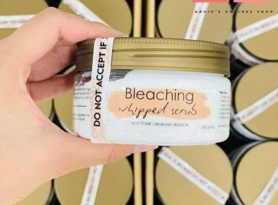 Bleaching whipped scrub