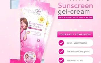 Brilliant sunscreen gel