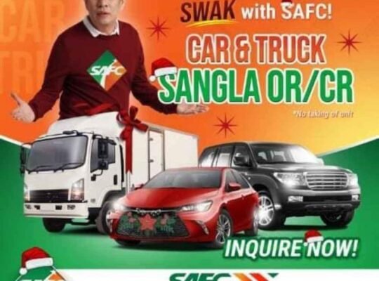 We accept financing of vehicles