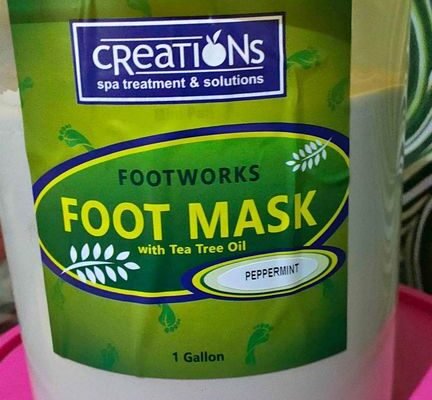 Creation footmask peppermint minipail