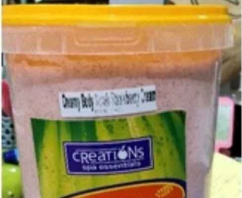 Creation body scrub minipail
