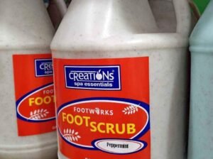 Creation foot scrub gallon