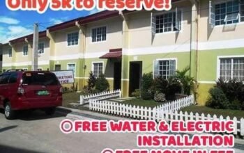 No move in fee na house and lot