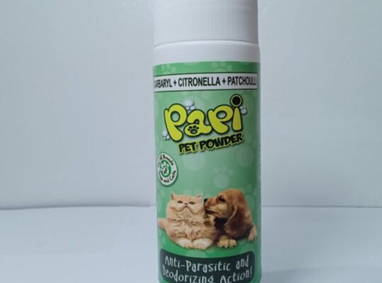 PAPI PET POWDER ANTI TICK AND FLEA 100 GRAMS / PARA SA ASO AT PUSA