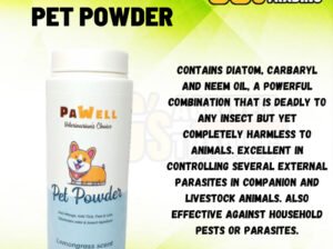 PAWELL PET POWDER 110 GRAMS / ANTI TICK AND FLEA / PARA SA ASO AT PUSA