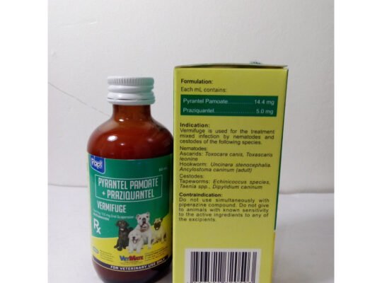 Papi Vermifuge Suspension 60ml for Pets / Vitamins for dogs cats