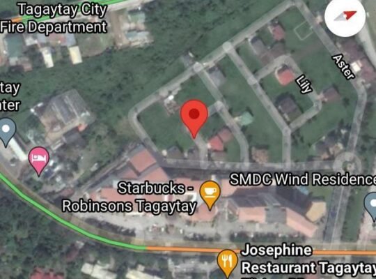 Repriced! Residential Lot for Sale in Tagaytay