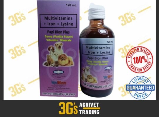 PAPI BION PLUS B COMPLEX 120ML / MULTIVITAMINS FOR DOGS & CATS